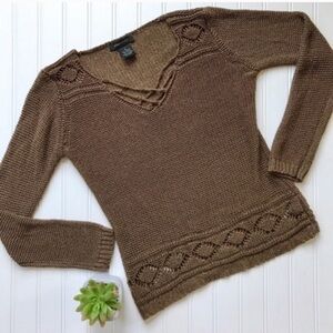 •BCBGMAXAZRIA• bead detail sweater {D12}